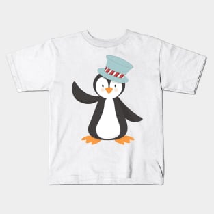 Cute Penguin, Little Penguin, Penguin With Hat Kids T-Shirt